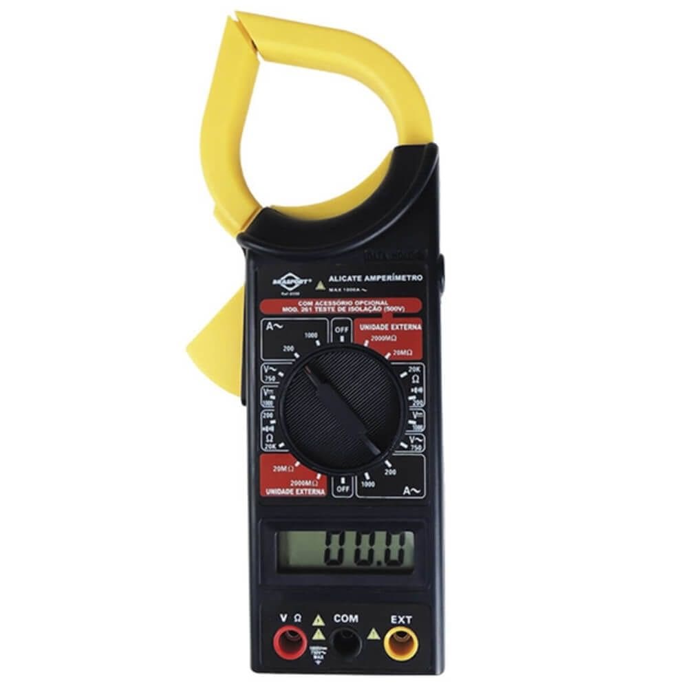 Alicate Amperímetro Digital com Estojo - 8559 - BRASFORT
