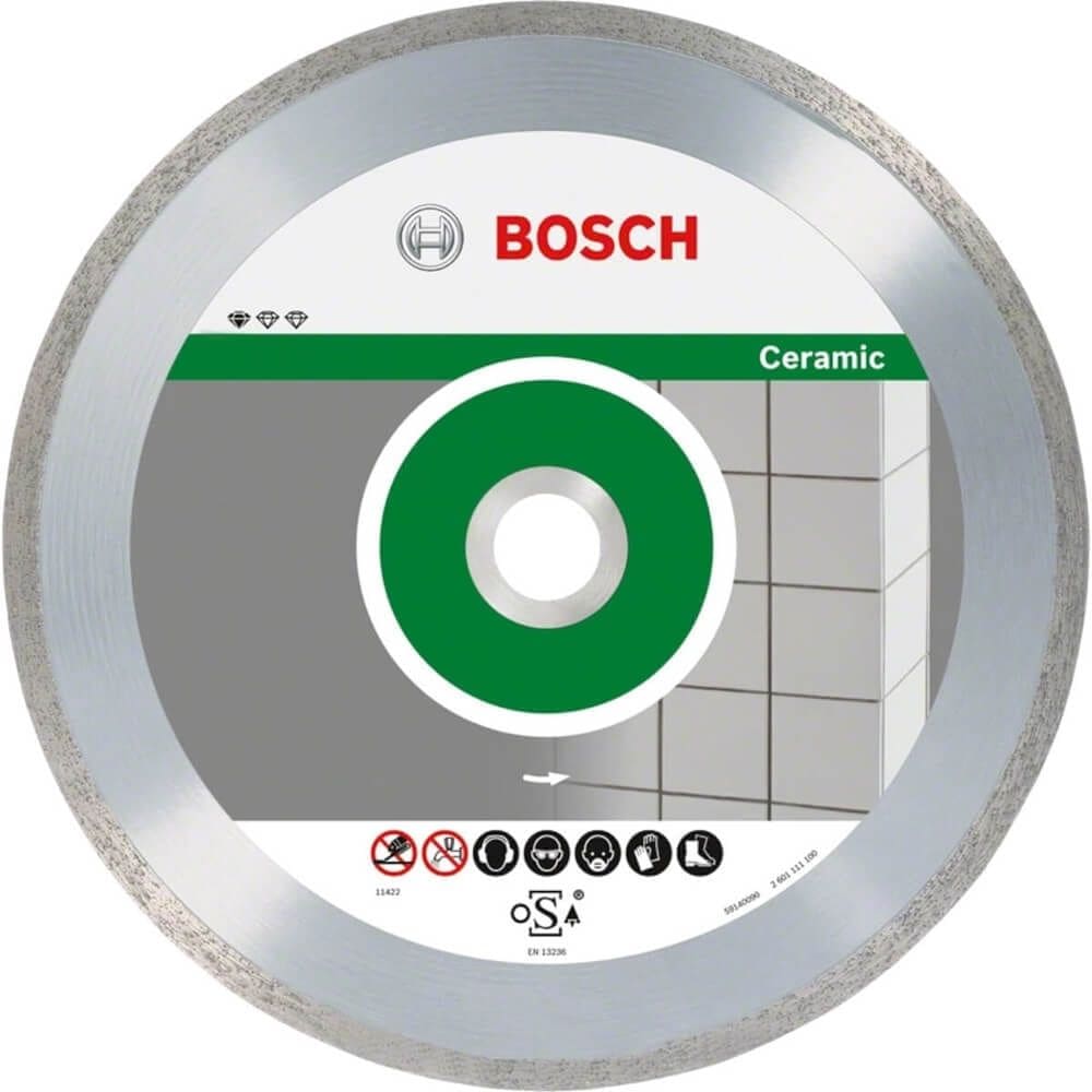 Disco Diamantado Liso para Cerâmica 180mm - 2608602204 - BOSCH