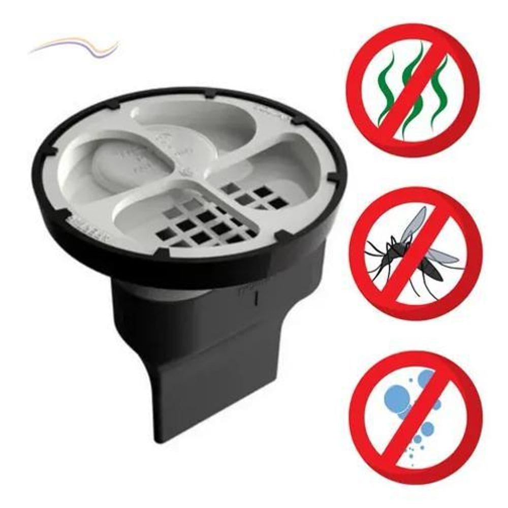 5X Ralo Antiespuma 100Mm Tigre Anti Mau Cheiro E Insetos