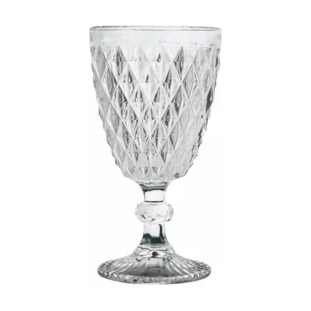 Jogo De 6 Taças 260ml Bico De Abacaxi Clear Class Home