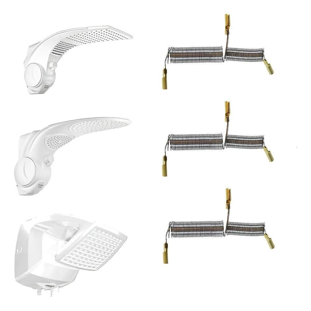 5X 3 Uni Resistencia Duo Shower Compativel Lorenzetti 220 75
