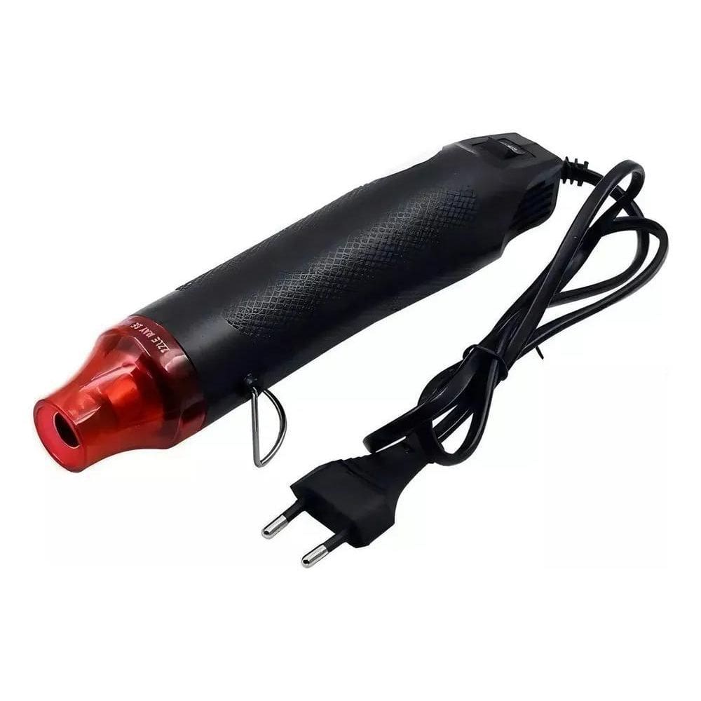5X Soprador Térmico Ar Quente Portatil 300Watts Cor Preto