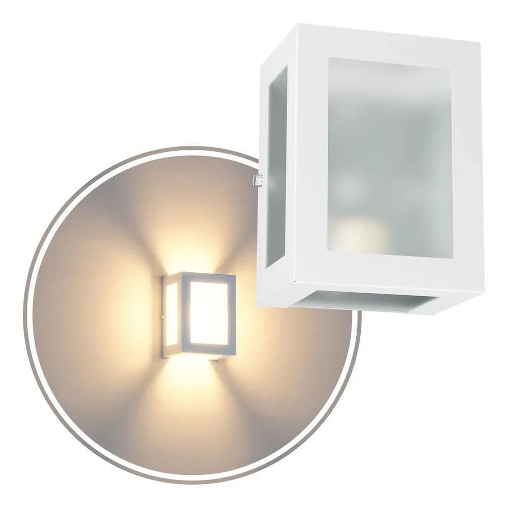 5X Arandela 5 Vidros Externa Luminária De Parede E27 Cor Bra