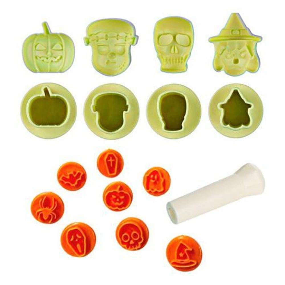Kit Ejetor Max E Carimbo Halloween Confeitaria Docinhos