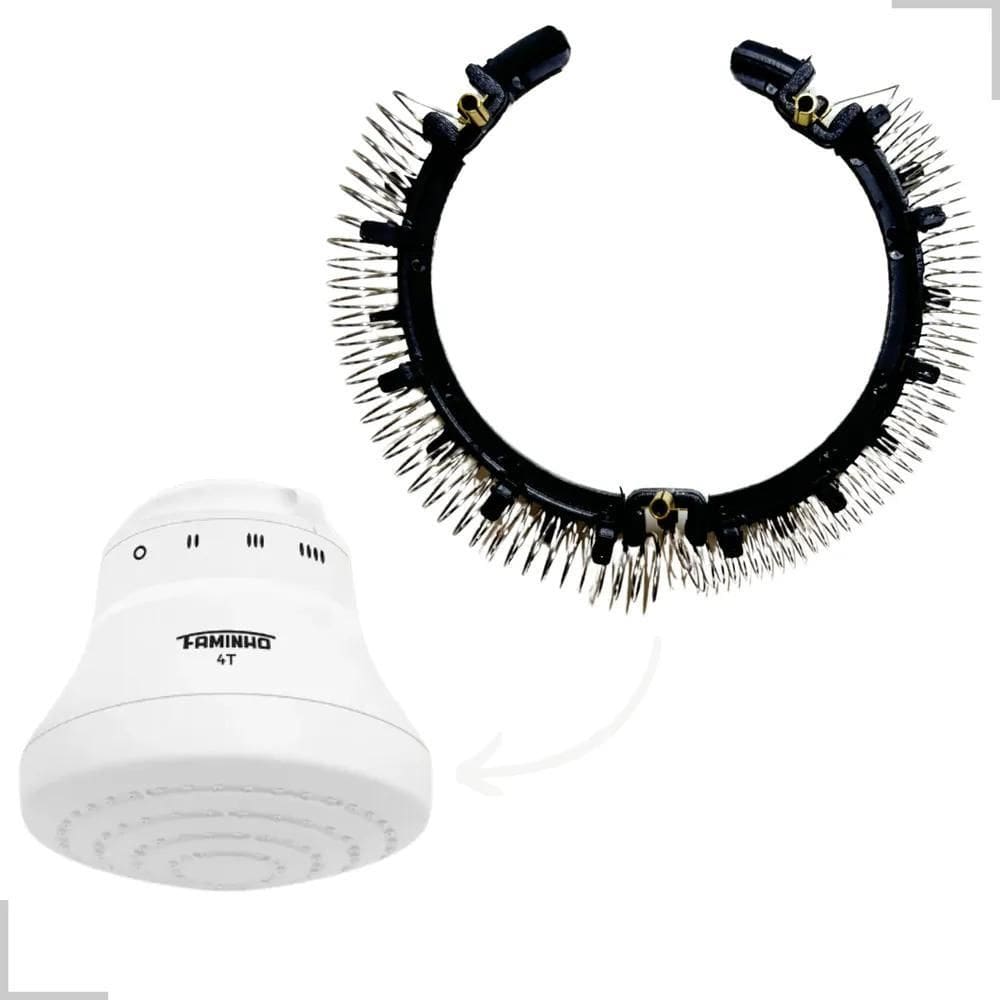 5X Resistência Chuveiro Ducha Faminho 4T Fame 220V 6800W