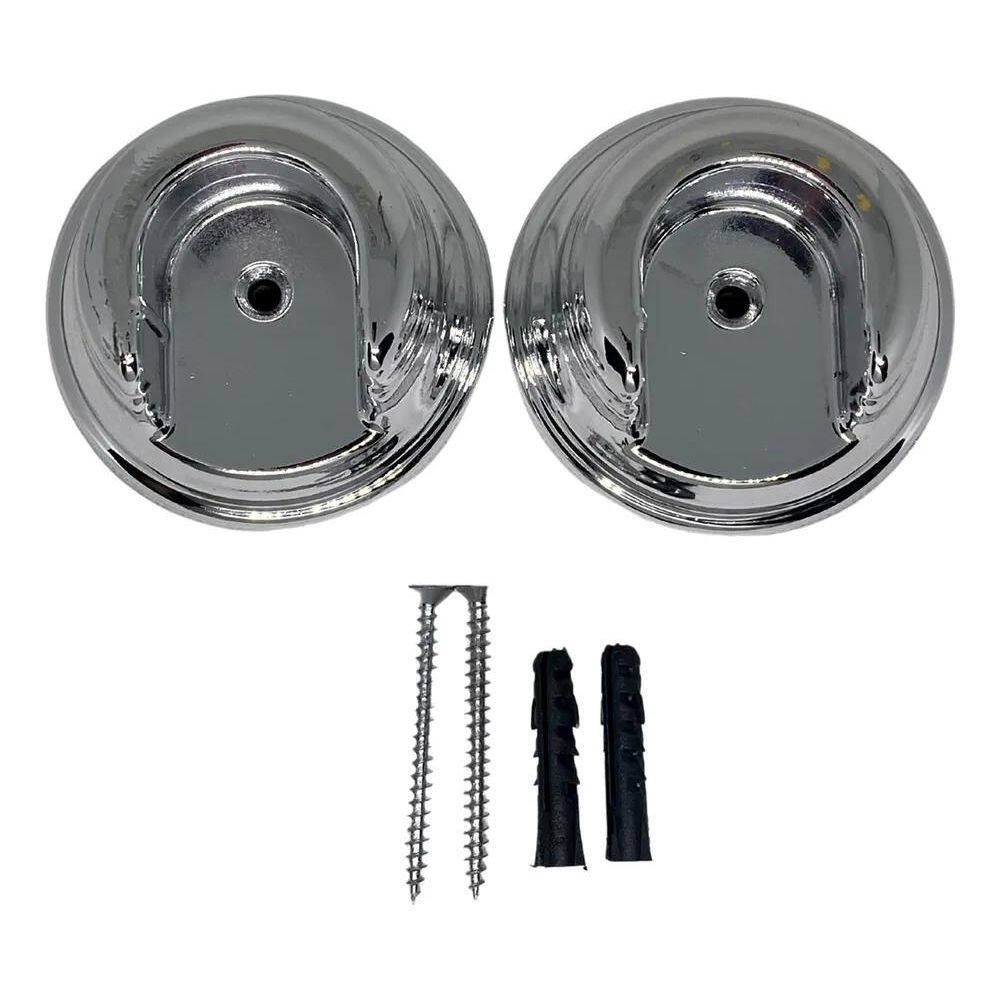 5X Suporte Flange  Para Varão 19 E 28 Mm Kit Par