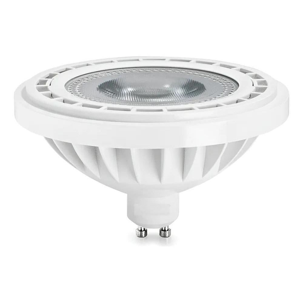 5X Lâmpada Led Ar111 12W 3000K Gu10 Dicróica Branco Quente B