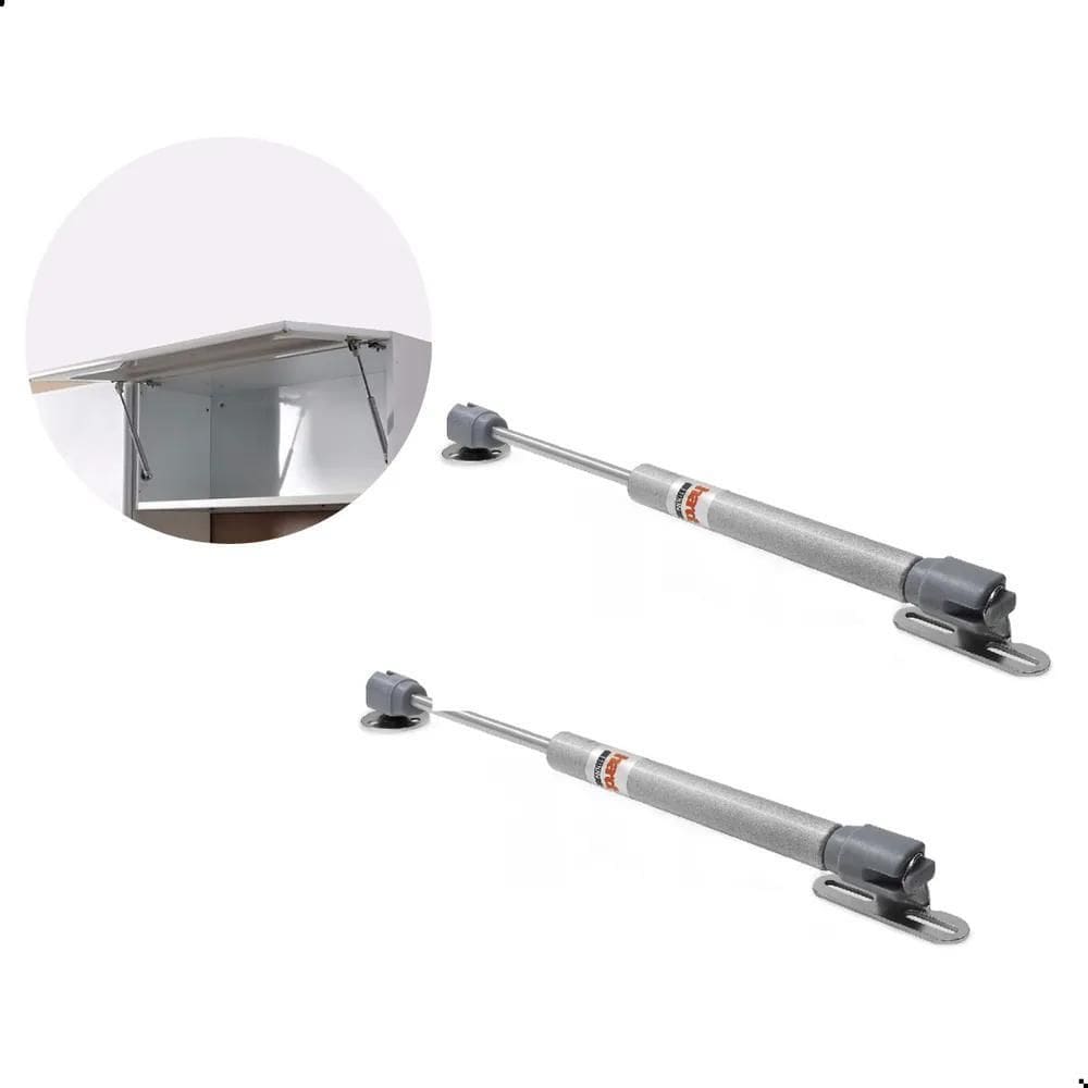 5X Kit 2 Pistão A Gas 80N Porta De Armário Abre Pra Cima Har