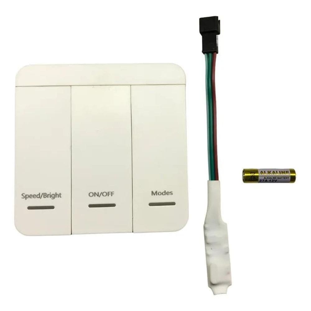 5X Controle Sem Fio Para Fita Led Sequencial 22 Efeitos Tens