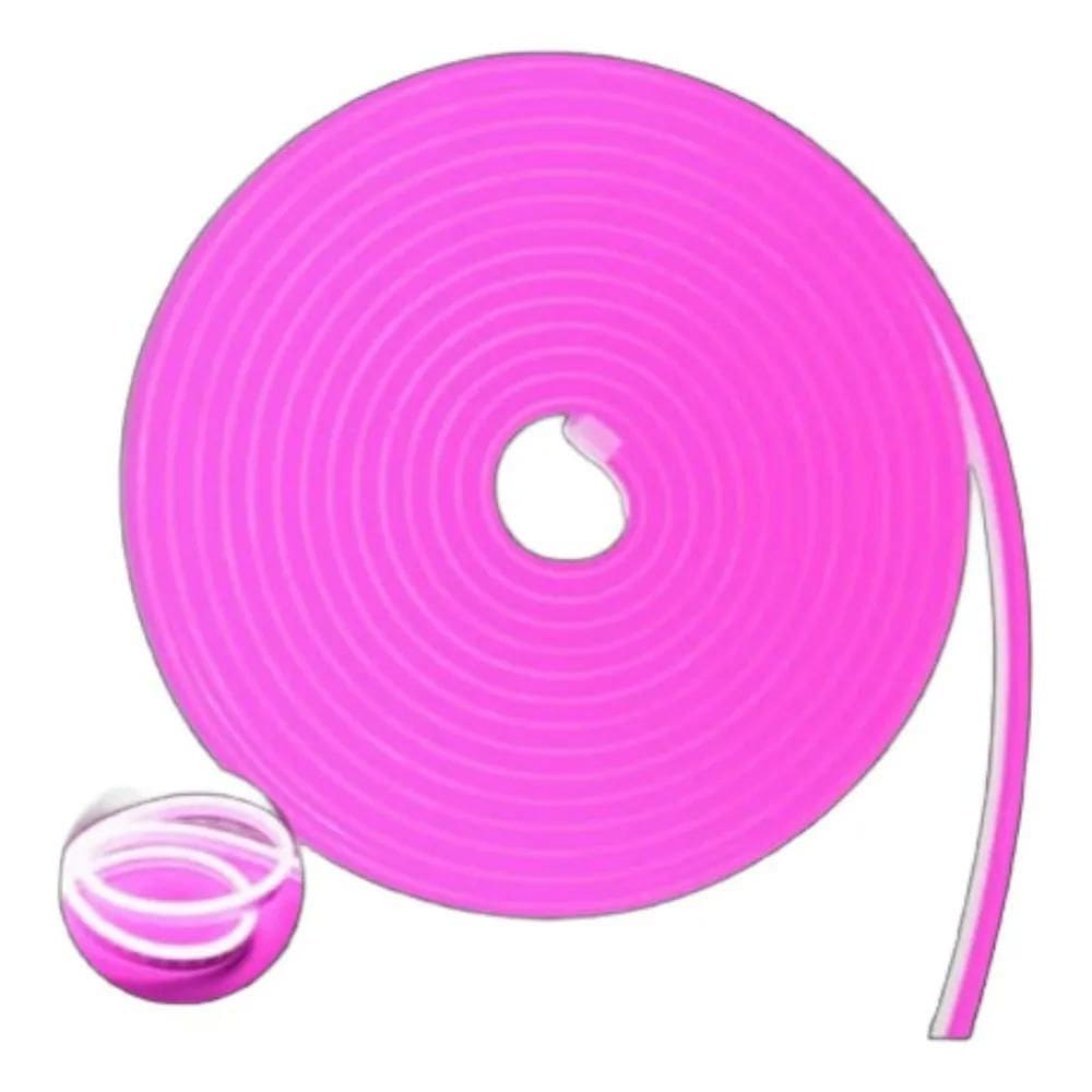 5X 05Metros Mangueira Led Neon Corte 2,5Cm Flex 12V Alto Bri