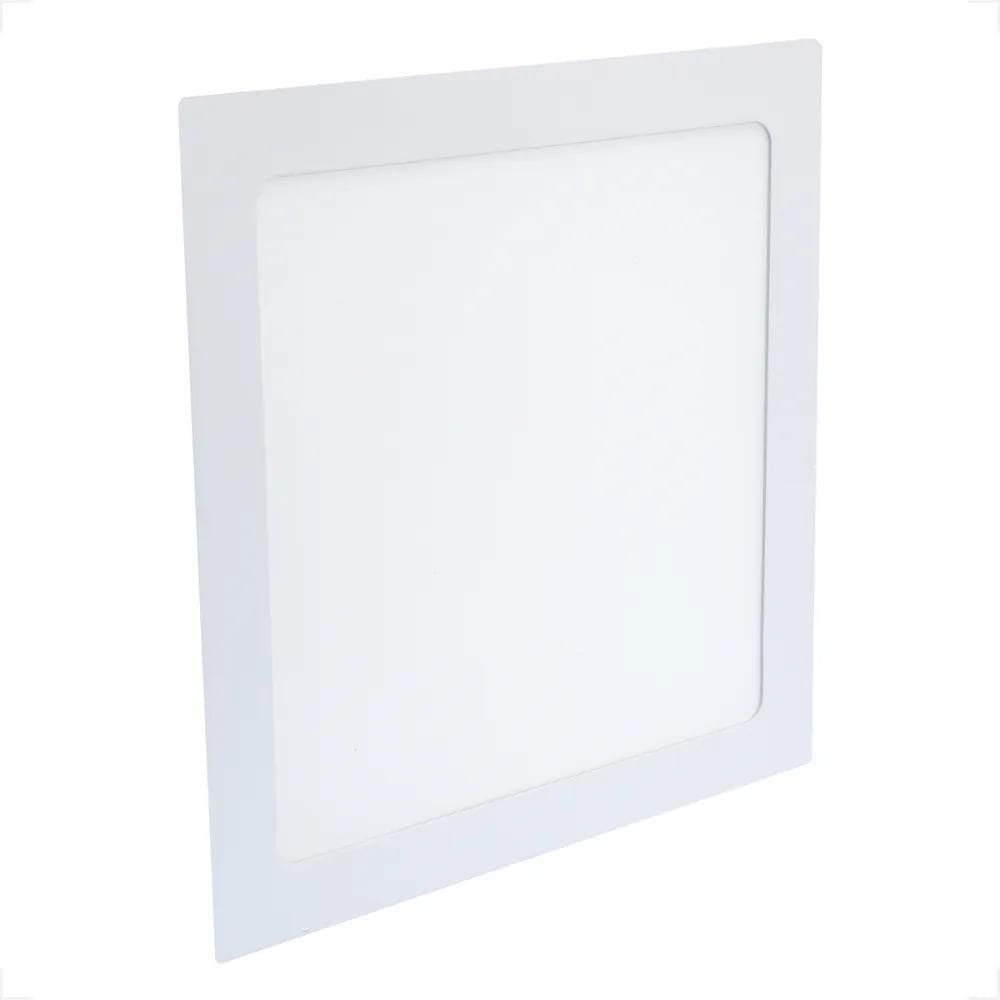 5X Painel 18W Plafon Led Quadrado 6500K Branco Frio Bivolt B