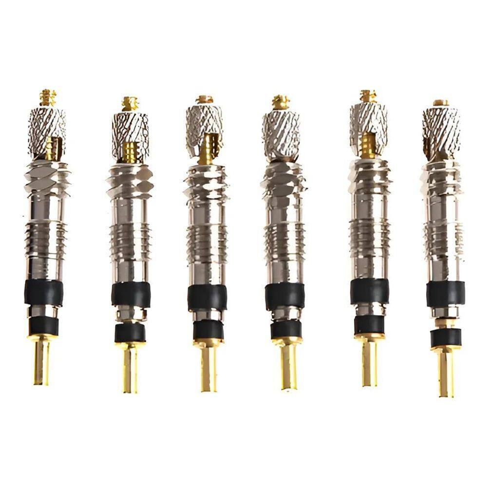 5X 6 Núcleo Válvula Miolo Bico Presta Camara E Tubeless Pne