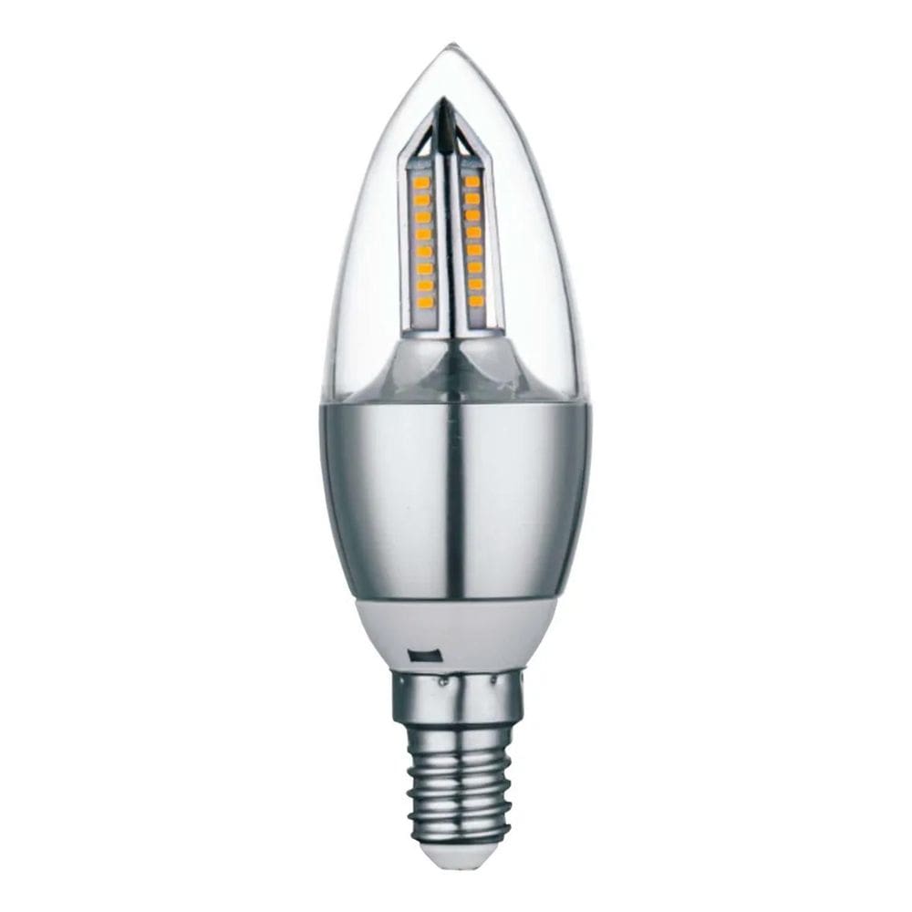 5X Lâmpada Vela Led 4W E14 Branco Quente Branco Frio P Lustr