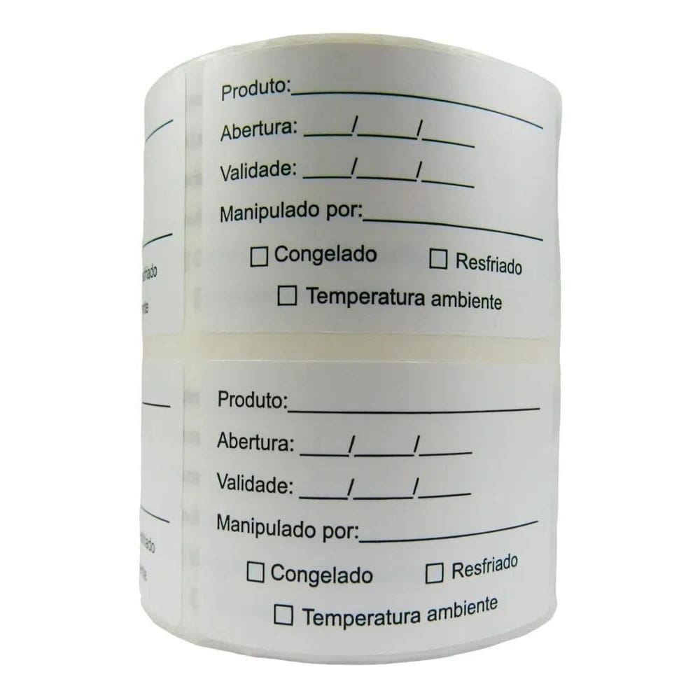 5X Etiqueta Anvisa De Alimento Prazo Validade 60X40 1.000 U