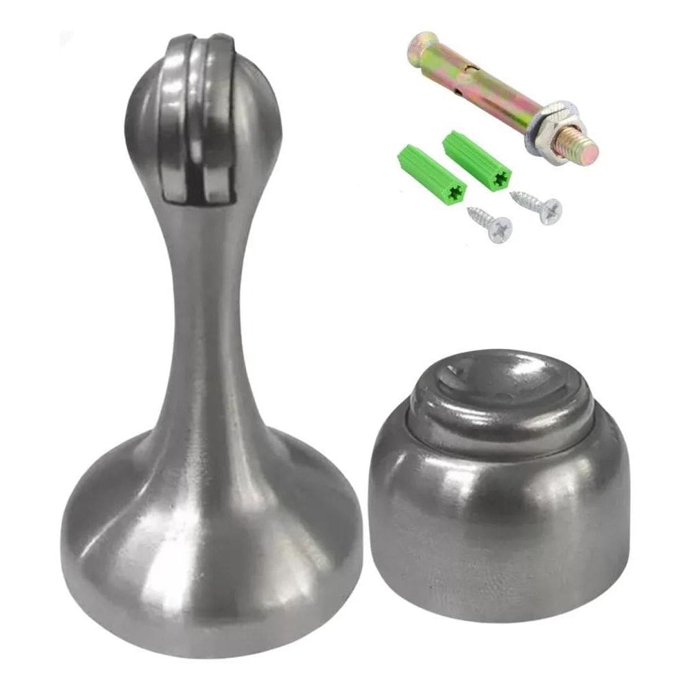 5X Prendedor De Porta Trava Porta Magnetico Fixador Chão/Par