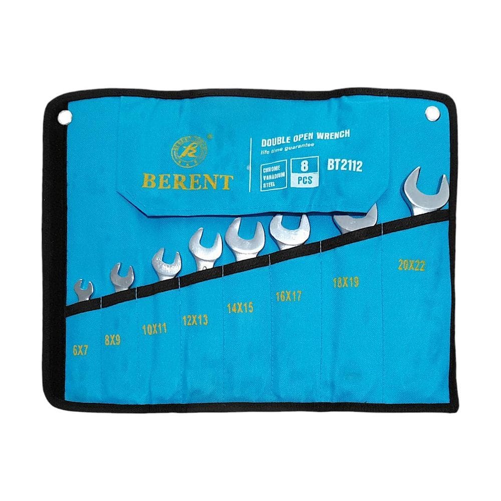 Jogo De Chave Fixa 8 Pecas 6 A 22Mm Berent Bt2112