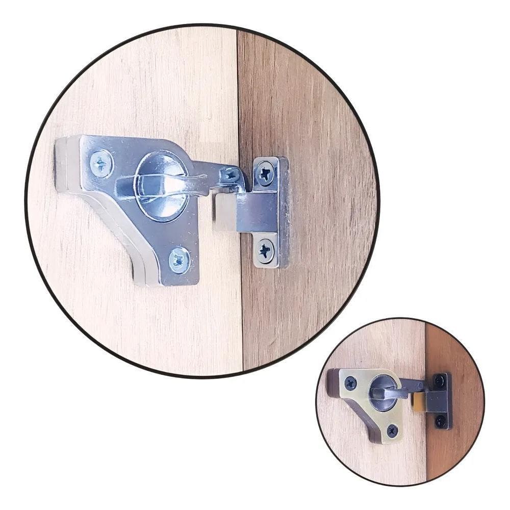5X Trinco Inteligente Reversivel Porta Correr Abrir Madeira