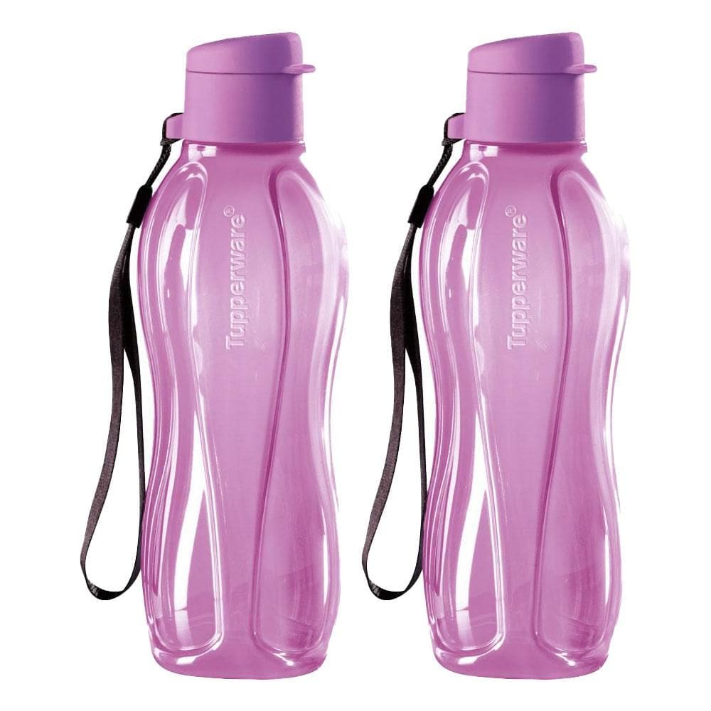 Kit 2 Garrafas de Água Tupperware Eco Tupper Lilás 500ml