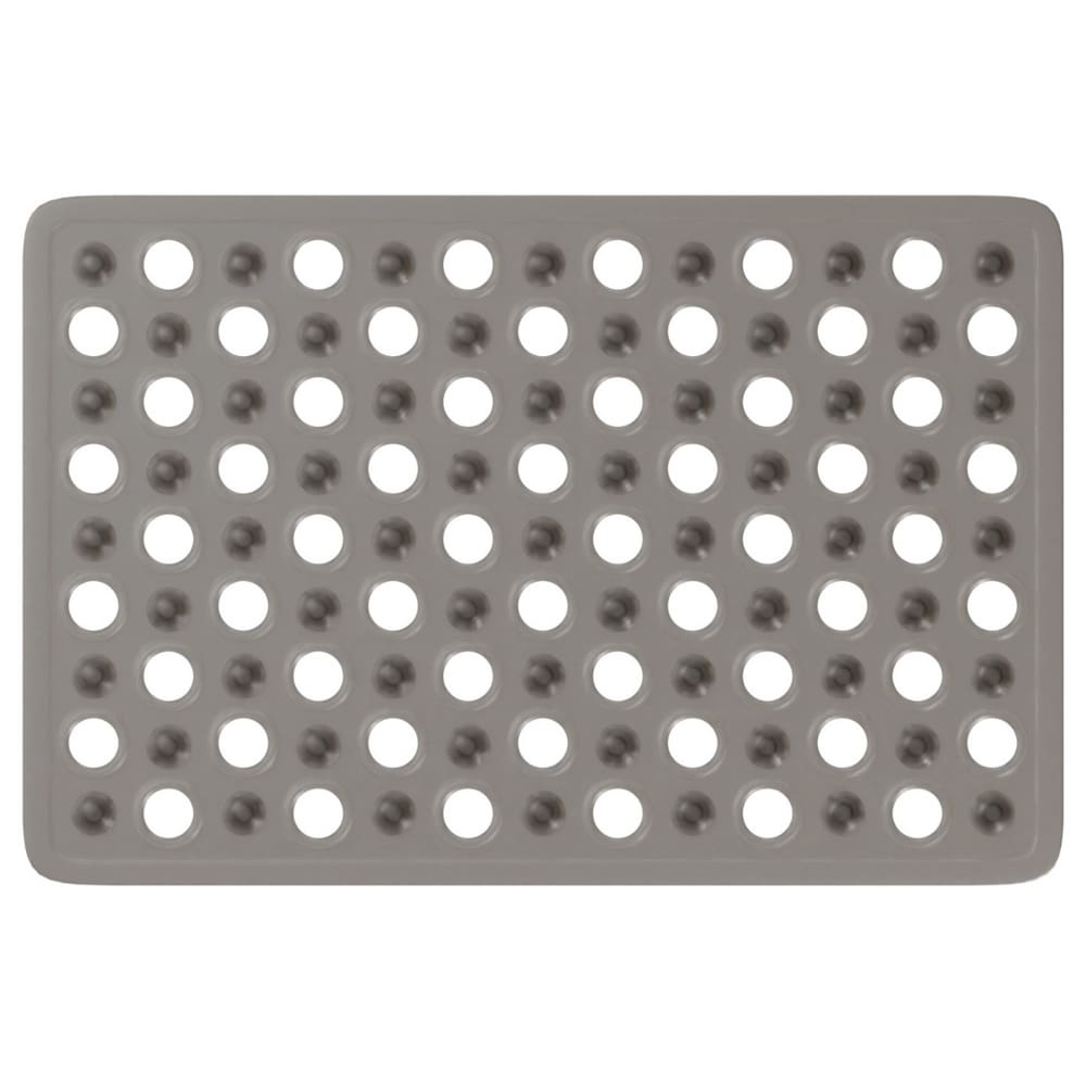 Tapete Box Banheiro Antiderrapante PVC 49x32cm Cinza Lyor