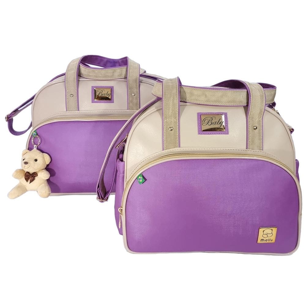 Kit Bolsas Bebe Maternidade New Elegance Enxoval Trocador