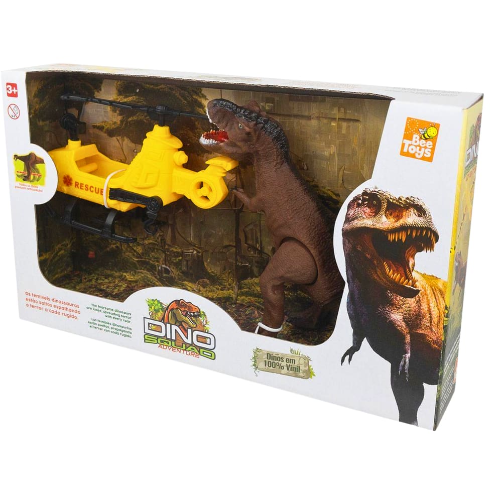Figura Dinossauro Dino Adventure Rex 27 cm Bee Toys