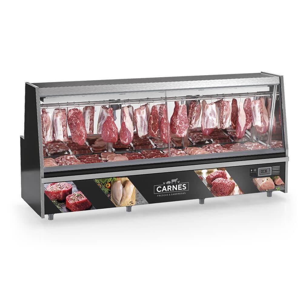 Balcão Açougue sem Depósito de Refrigeração Gelopar Standard - GATS-300 PR - 220V