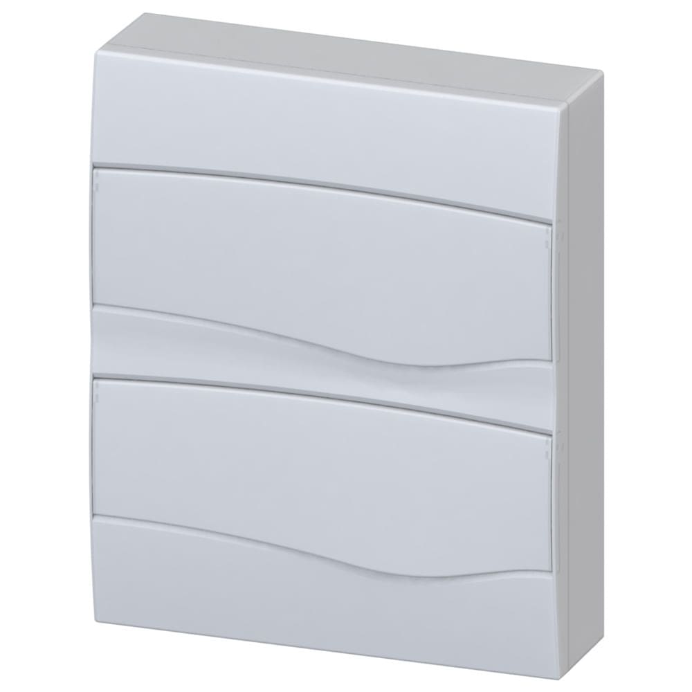 Centro de Distribuição de Sobrepor para 24 Disjuntores com Porta Opaca DIN IP40 - 096.200.044 - BRUM