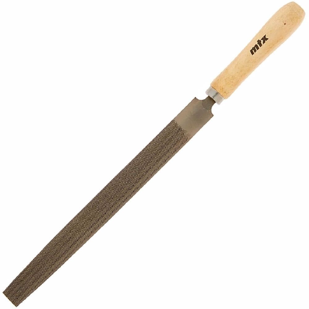 Lima Meia Cana Murça 10” - 250mm com Cabo de Madeira - 1632955 - MTX