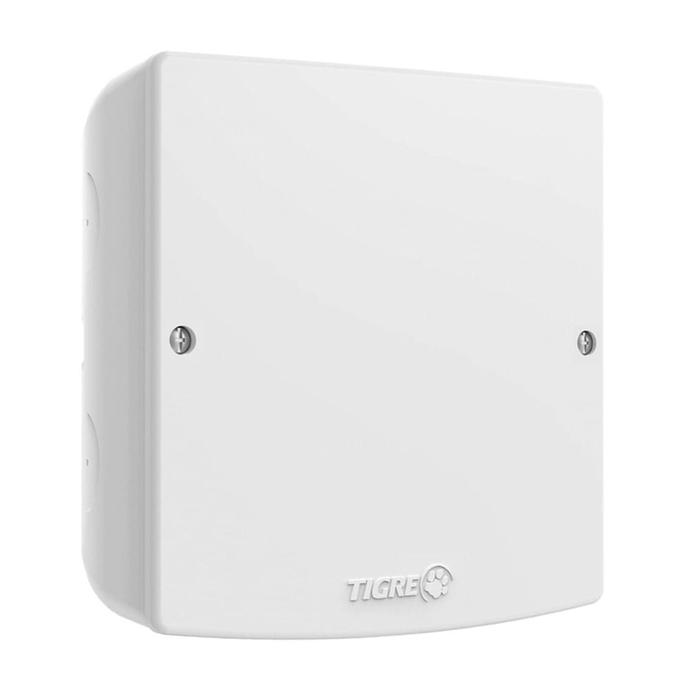 Caixa de Passagem Elétrica de Parede CPT15 Sobrepor com Bolsa - 33047177 - TIGRE