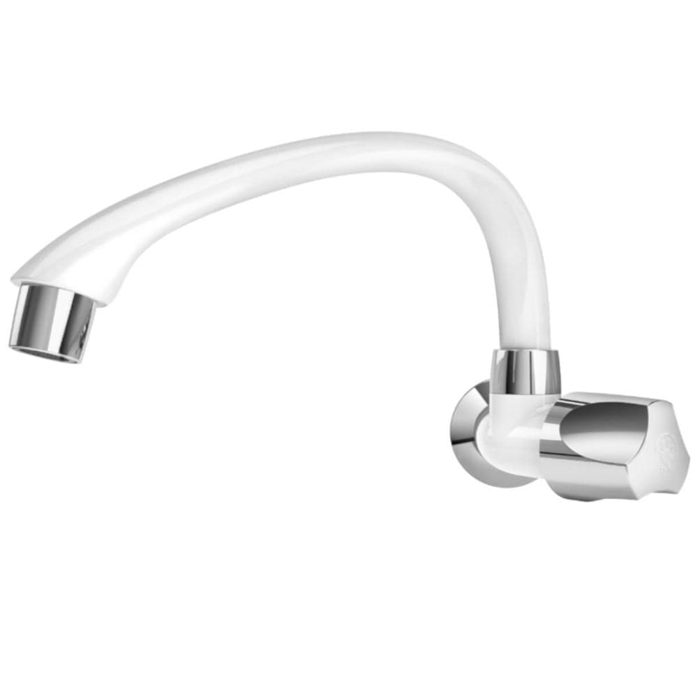 Torneira para Cozinha de Parede Horizontal Orbe Branco Cromado 1/2”” e 3/4`- 300000474 - TIGRE