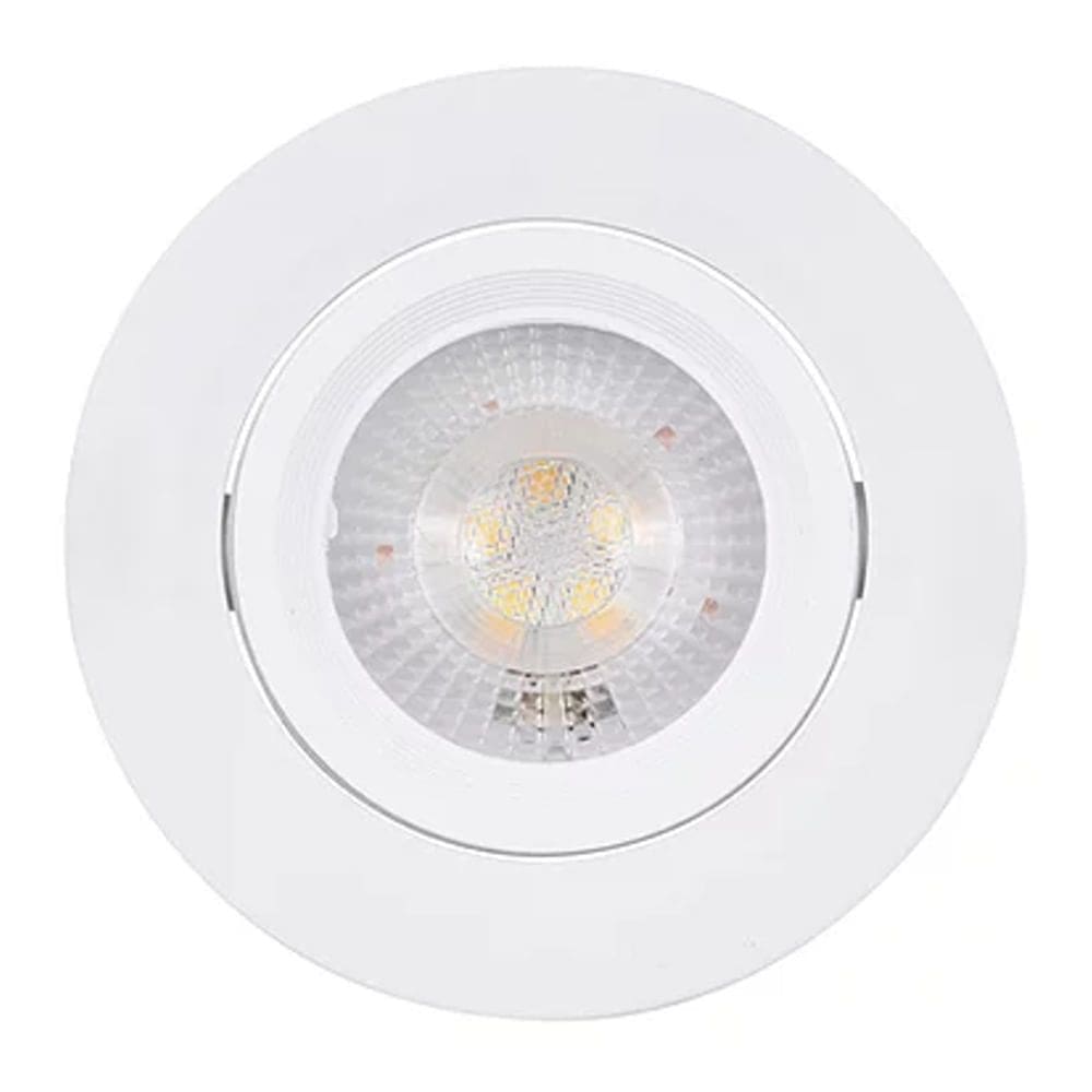 Spot Led Redondo Direcionável Bivolt 5 Watts e 3000K - 9968 - GAYA