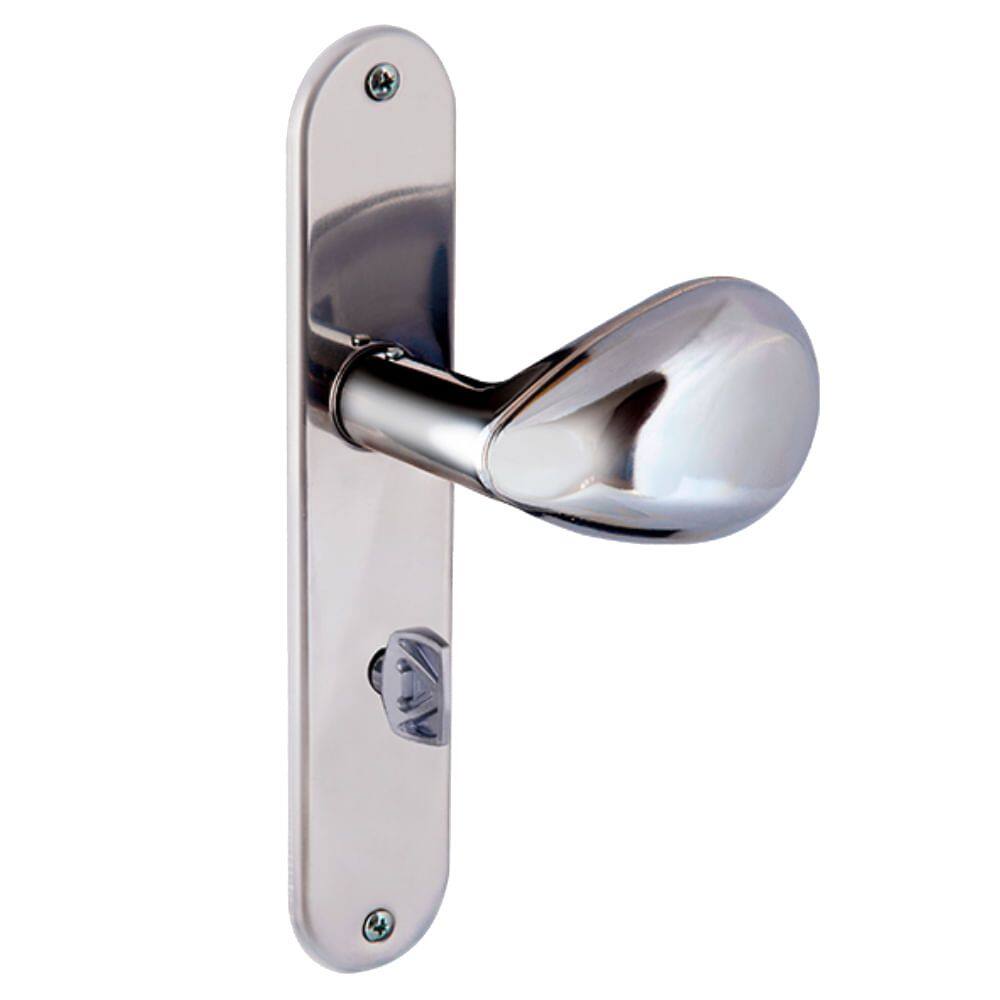 Fechadura Golf para Banheiro Inox Polido F2800/80 - 64099 - ALIANÇA