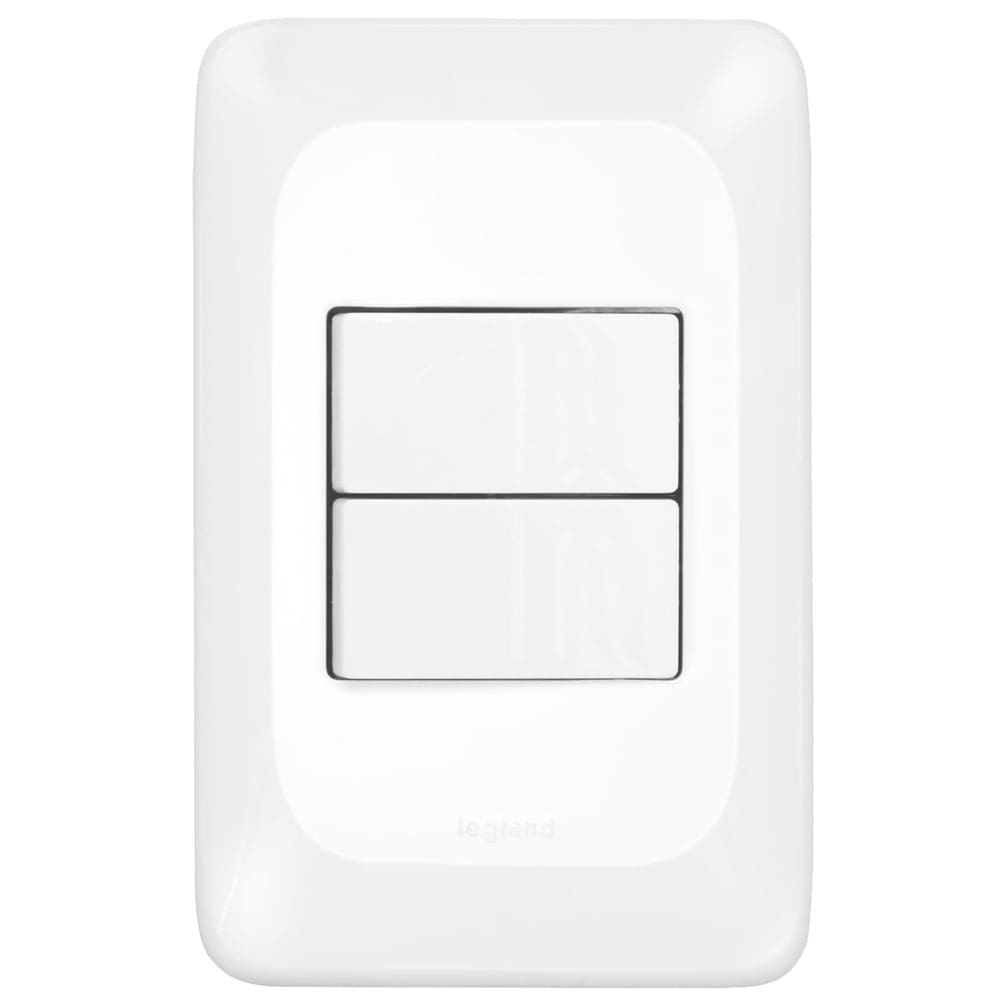 2 Interruptores Simples 4x2 - LGX101 - PIAL