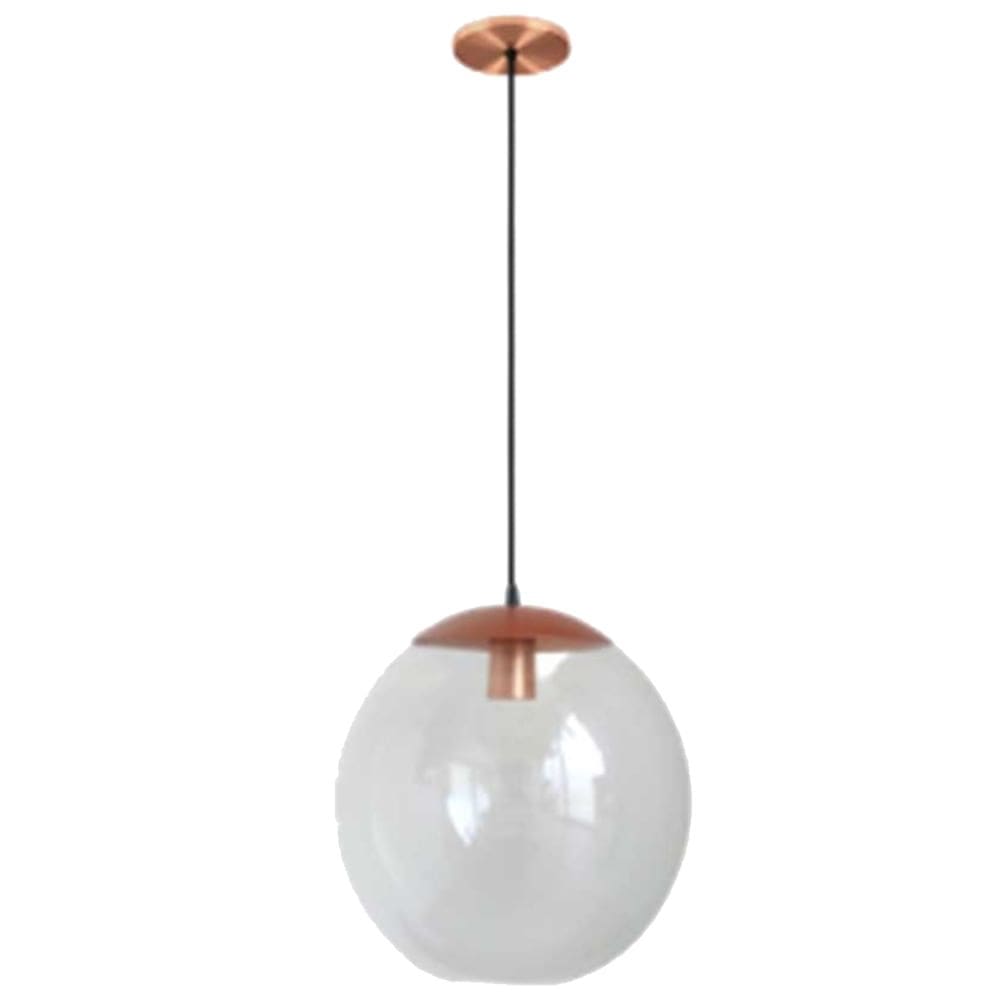 Pendente Catar Bola Transparente 25 cm - PD2187/1CO_FO - KIN