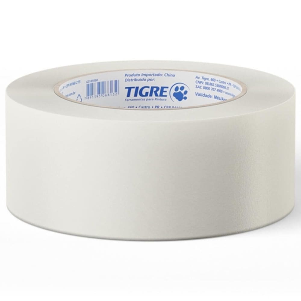 Fita Crepe 18mm x 50 Metros - 62181018 - PINCEIS TIGRE