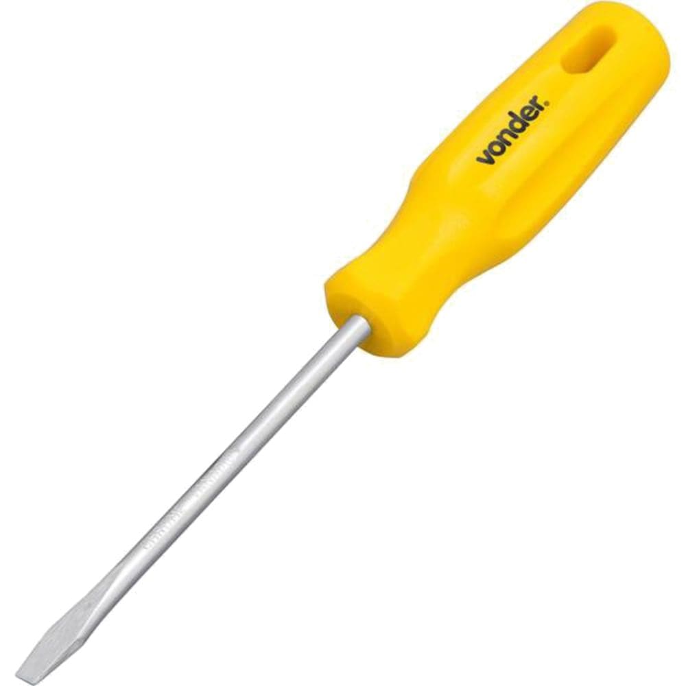 Chave de fenda G 3/16”” x 4”” Aço Cromado com Ponta Magnetizada - 3070236400 - VONDER.