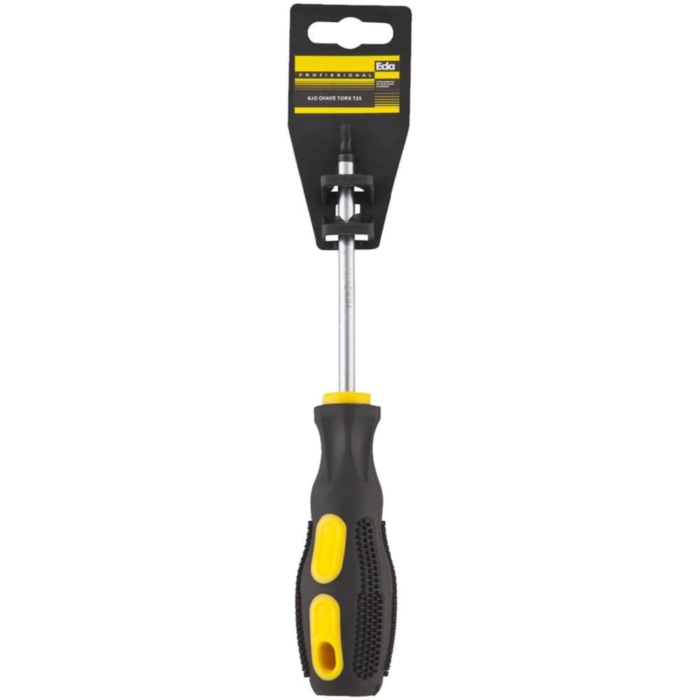 Chave de Fenda Torx 25 x 100mm Crhomo Vanadium - 8JO - EDA
