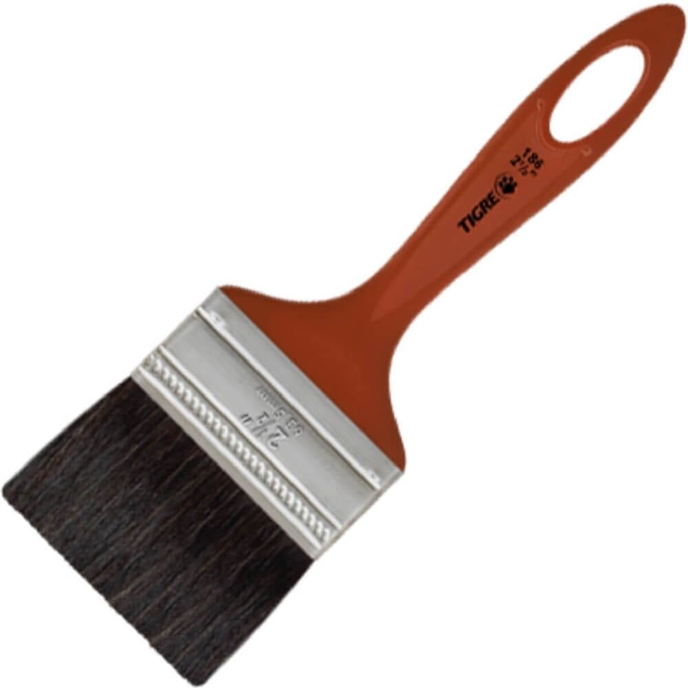 Trincha 2.1/2”” 186 de Pelo de Orelha de Boi - 60186010 - PINCÉIS TIGRE