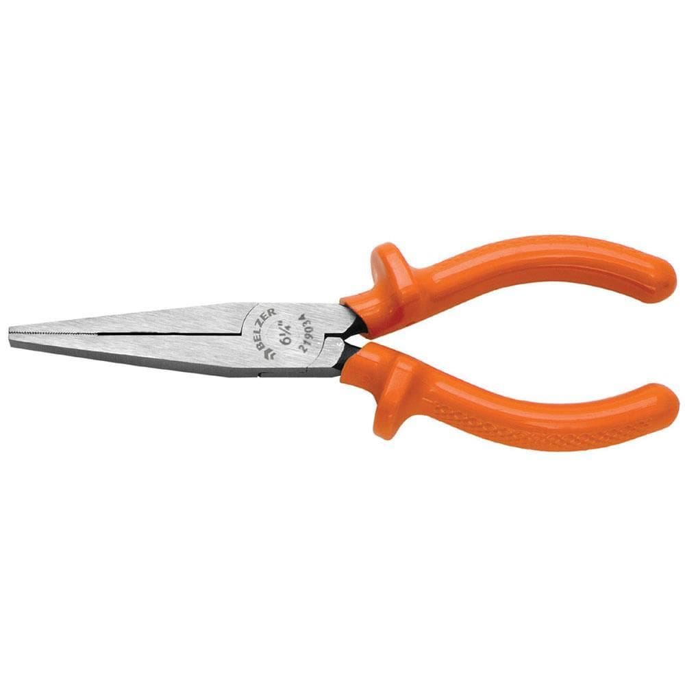 Alicate Bico Chato Longo 6.1/4”” CR-V - 219034BBR - BELZER
