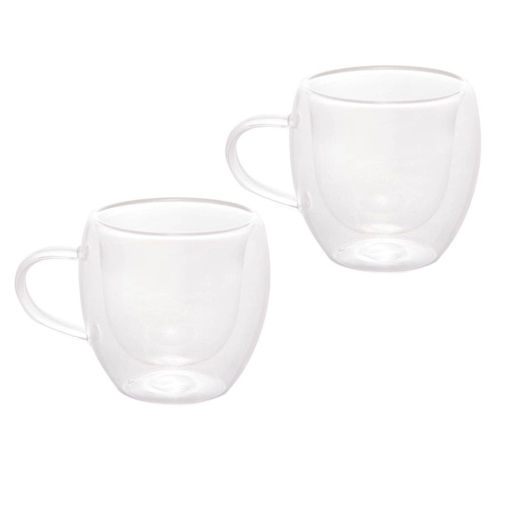 Jogo De 2 Xícaras Boro 80ml Café Parede Dupla Modern Lyor