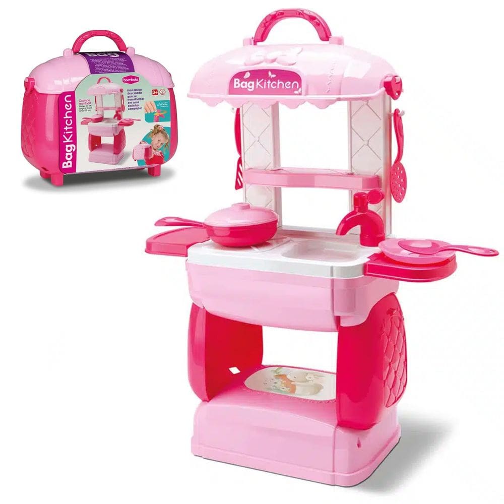 Maletinha Cozinha Brinquedo Bag Kitchen Infantil Bambola 821