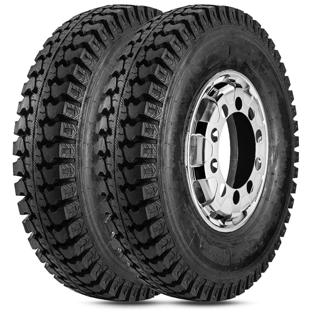 Kit 2 Pneu Aro 20 10.00-20 Centella CL650 146/142K TT 16PR