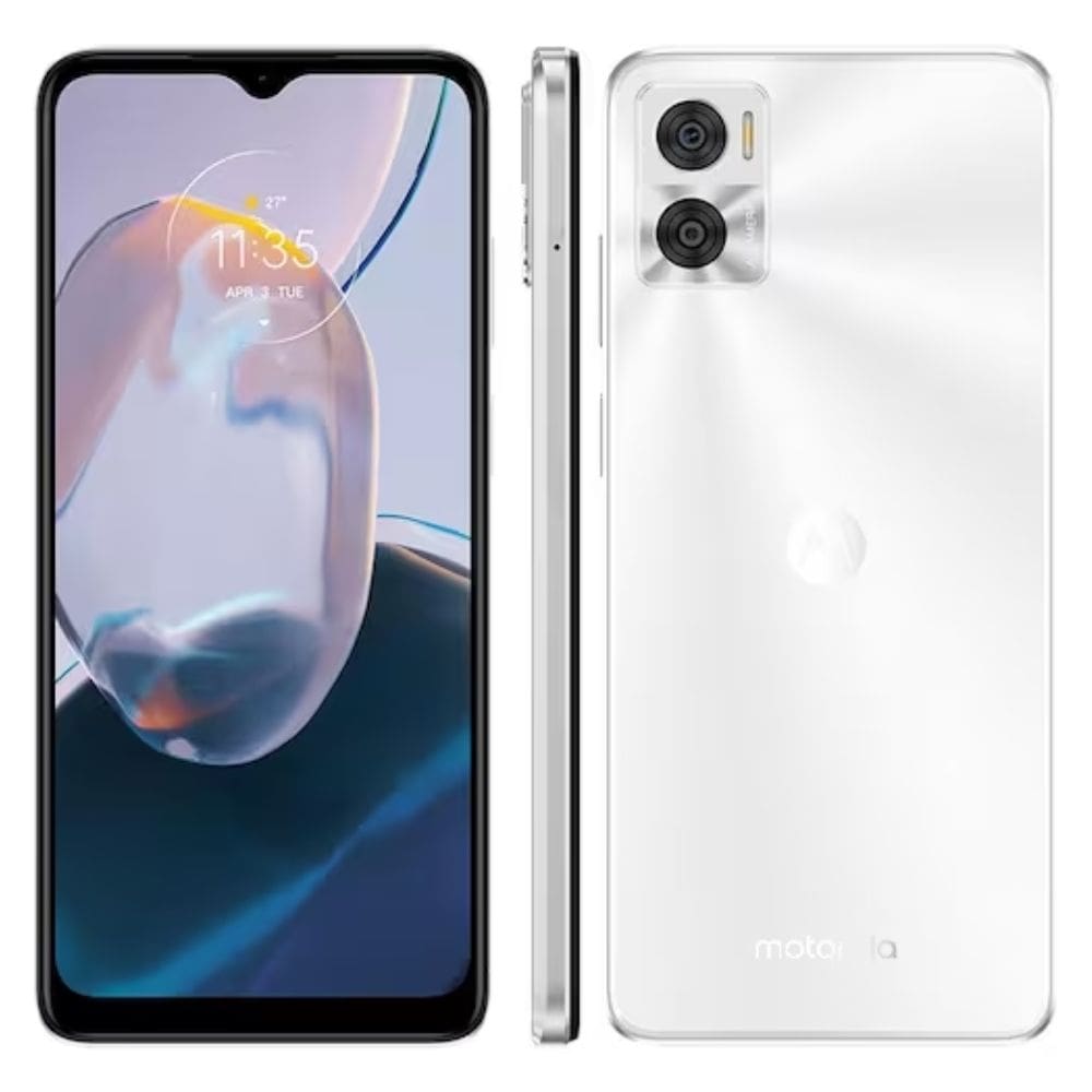 Usado: Motorola E22 32 GB Branco - Muito Bom