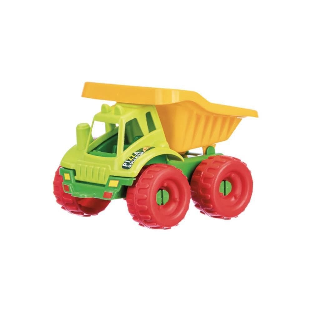 Brinquedo Para Montar Caminhão Caçamba c/Balde + 8 Blocos