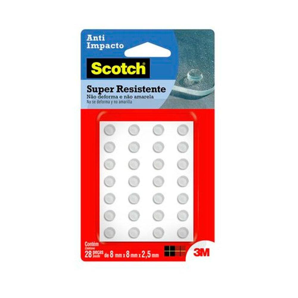 Protetor anti Impacto Scotch redondo Extra Peq 28 unid 3M
