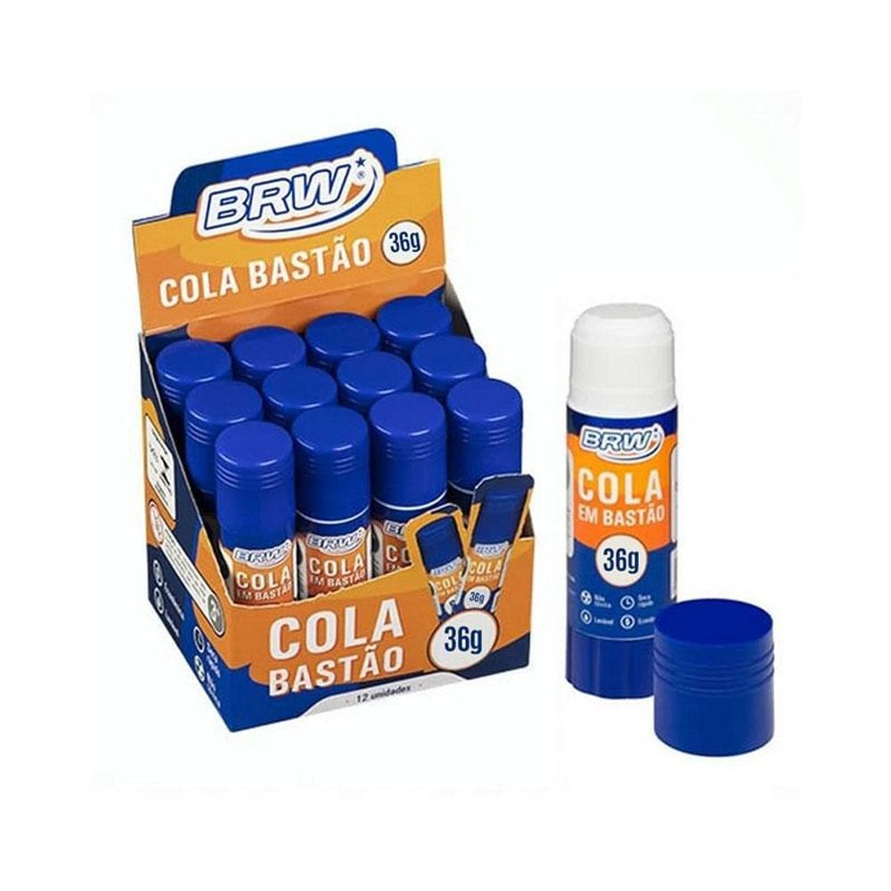 Cola bastão 36g com 12 unidades - BRW