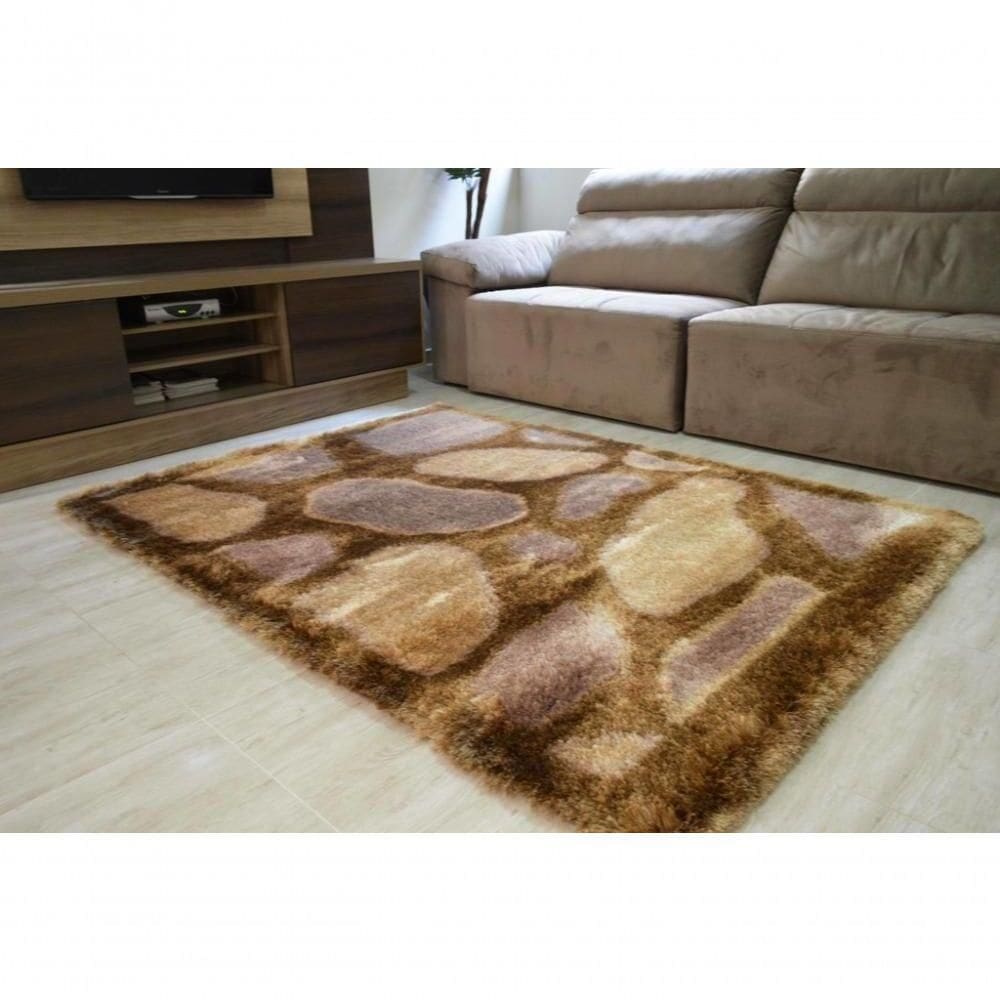 Passadeira Life Atlantis Shaggy 50mm Stonemix 066x230 Cm