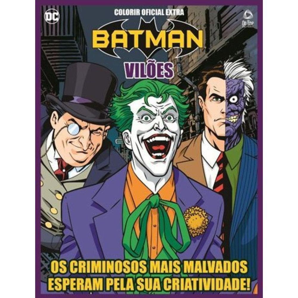 Vilões Dc Comics - Colorir Oficial - Extra