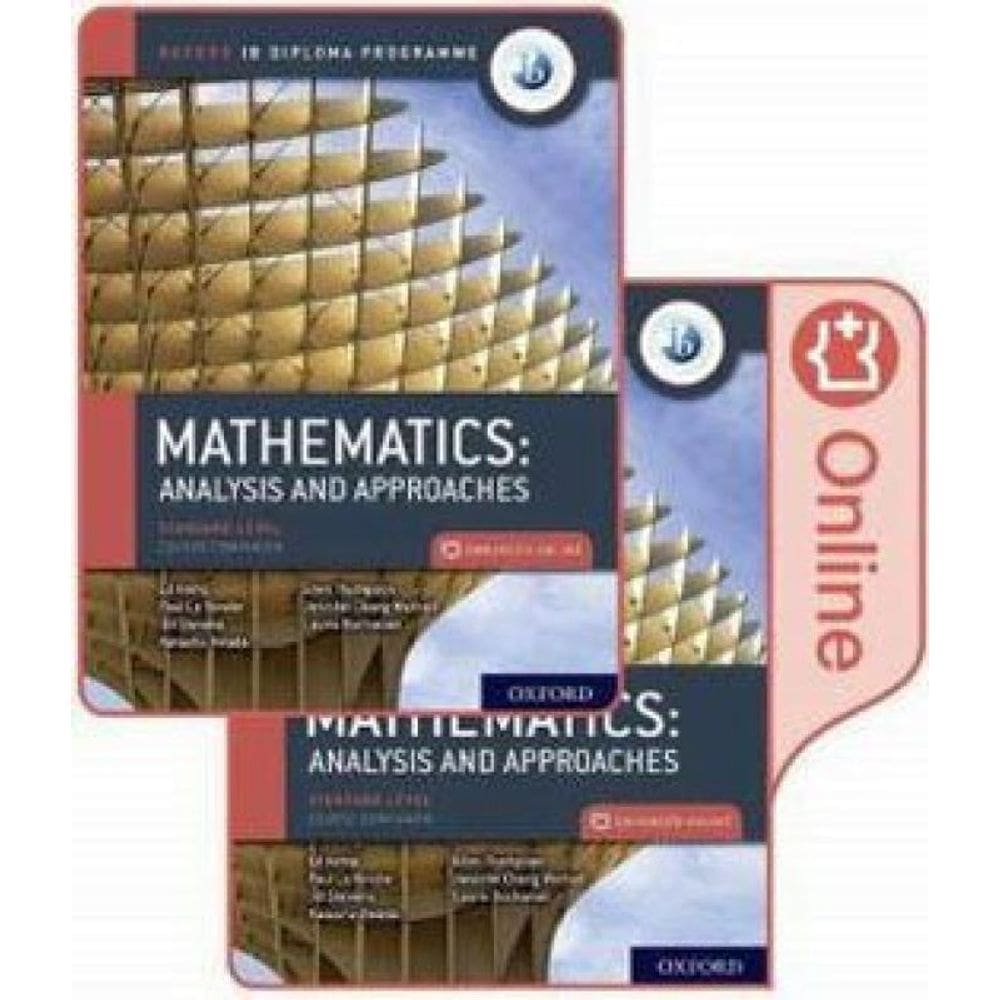 Oxford Ib Diploma Programme Ib Mathematics - Analysis And Approaches, Standard Level