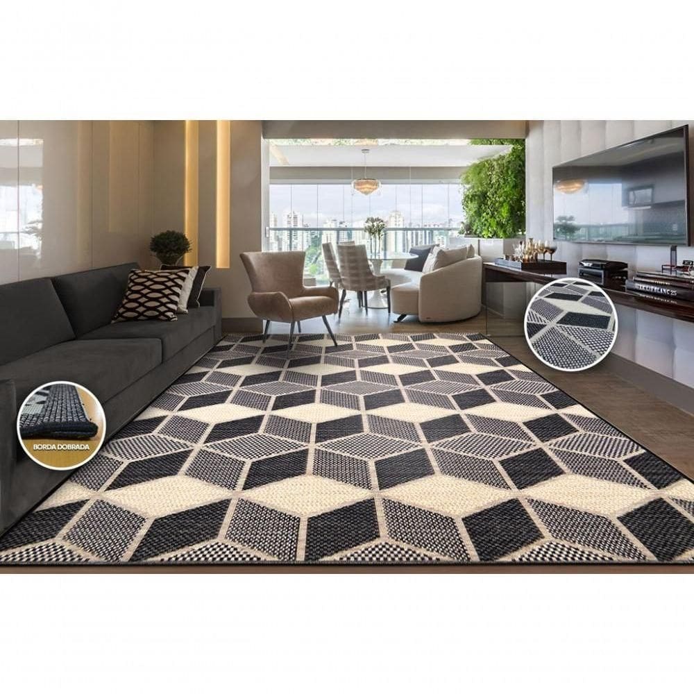 Mega Tapete Quadrado Natural Look Podio-b 215x215 Cm